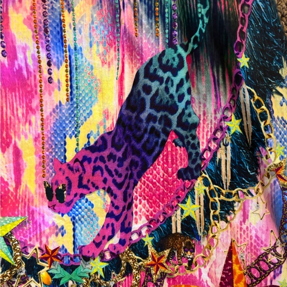 Milla by Camilla designer girls dress size 14. Wore once; like new. Colorful fun - Picture 4 of 9